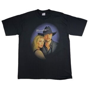 NWOT Vintage Faith Hill Tim McGraw Soul2Soul 2000 Tour Single Stitch Tee XL